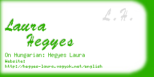 laura hegyes business card